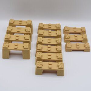 Track Risers Beige 1" 1.5" and 2" Supports Trackmasters Thomas the Trains 13x